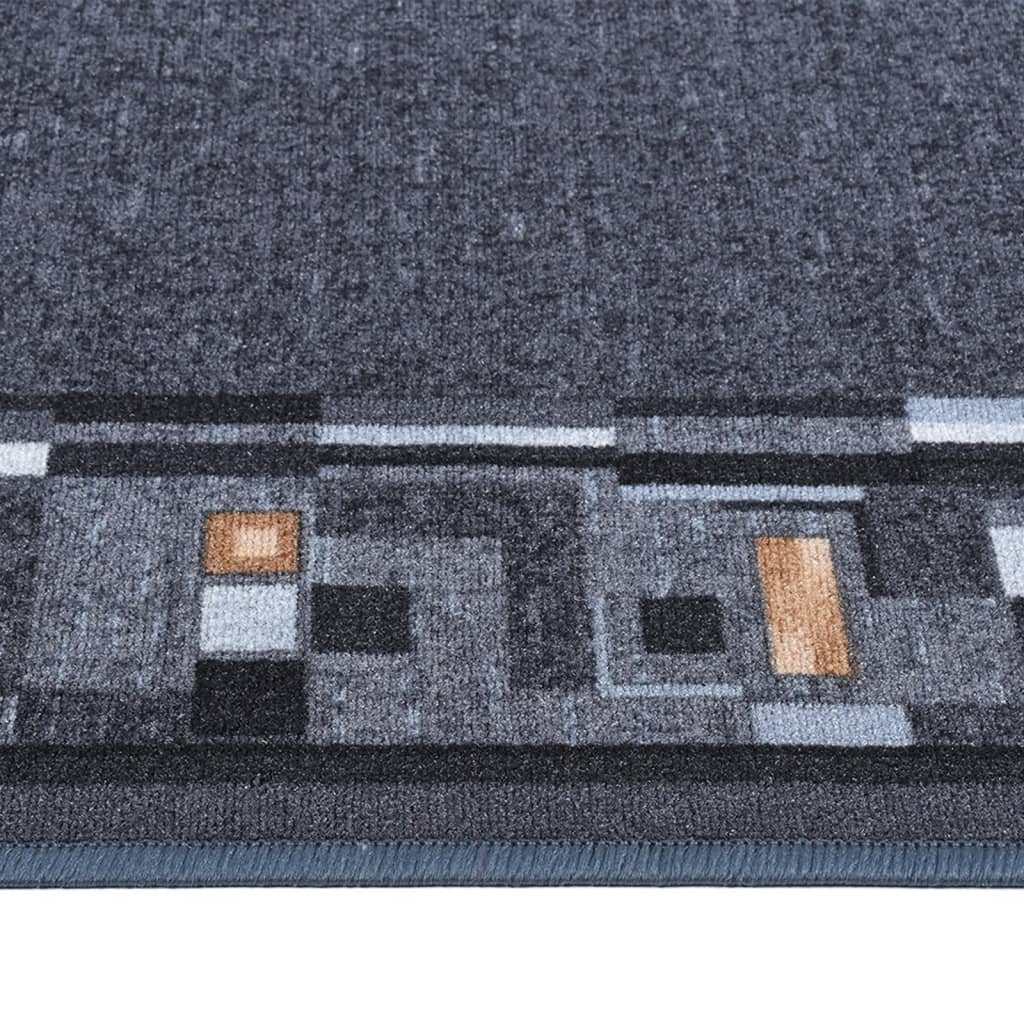 Tappeto Corsia Antracite 67x350 cm Antiscivolo