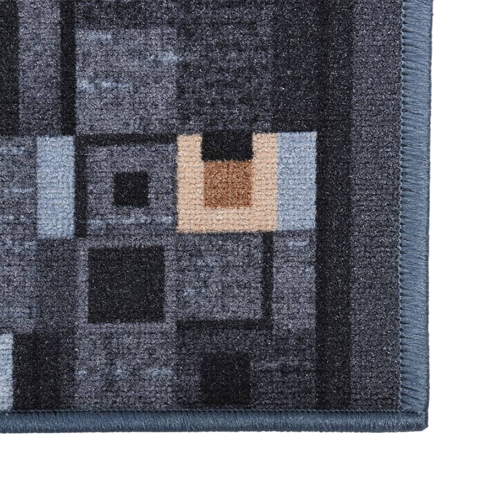 Tappeto Corsia Antracite 80x200 cm Antiscivolo