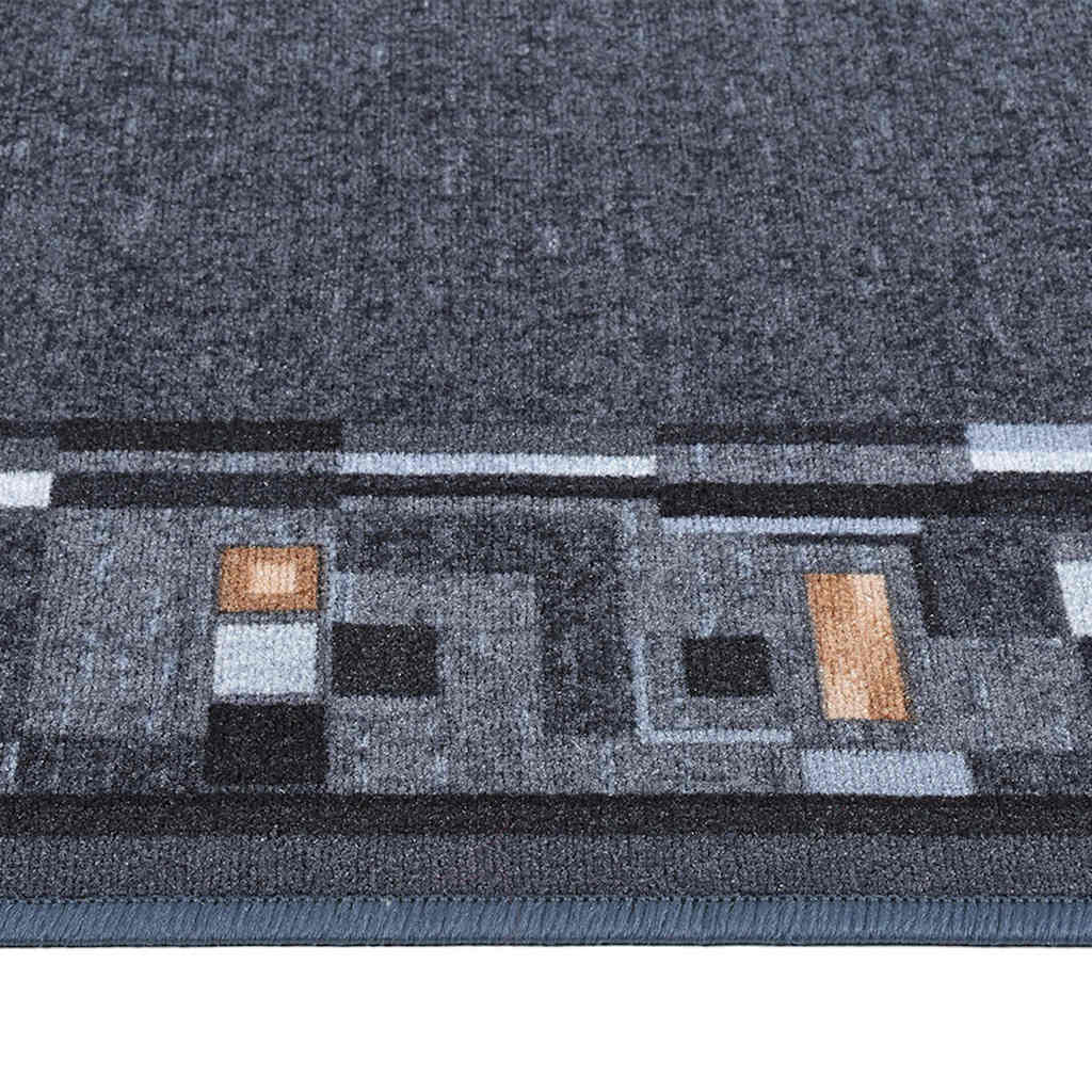 Tappeto Corsia Antracite 100x400 cm Antiscivolo