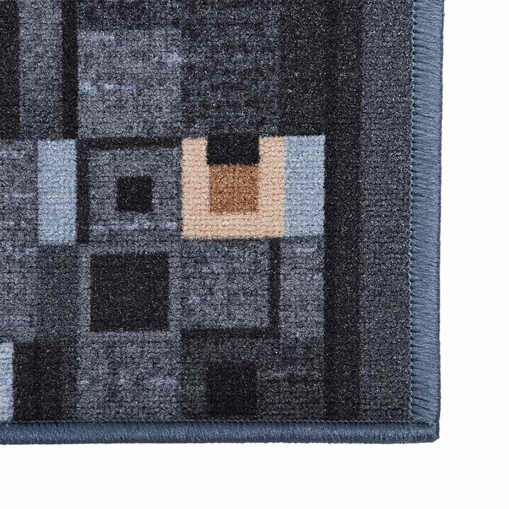 Tappeto Corsia Antracite 100x400 cm Antiscivolo