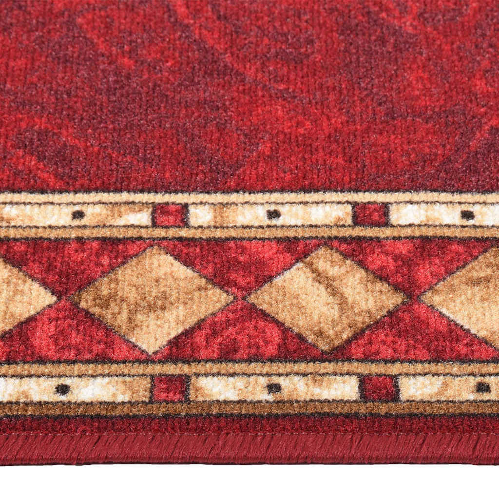 Tappeto Corsia Rosso 67x200 cm Antiscivolo