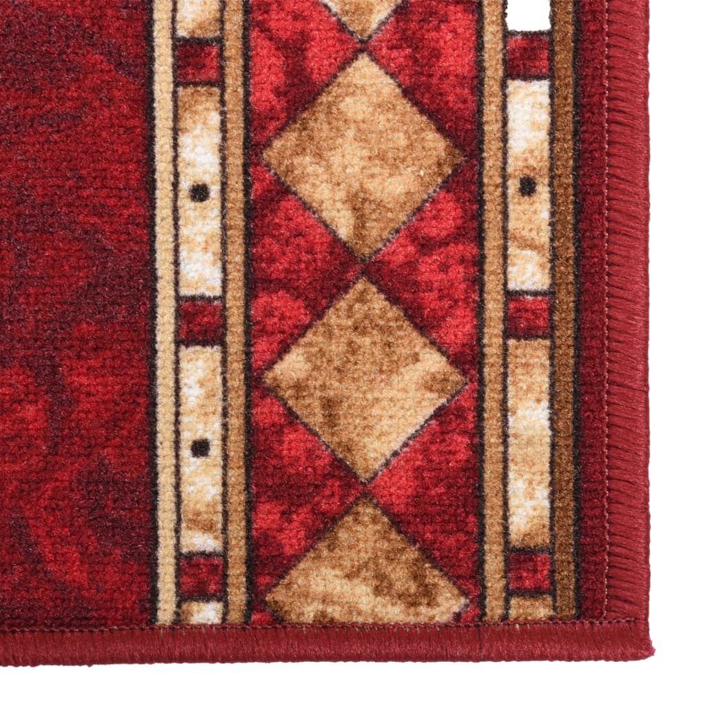 Tappeto Corsia Rosso 67x450 cm Antiscivolo