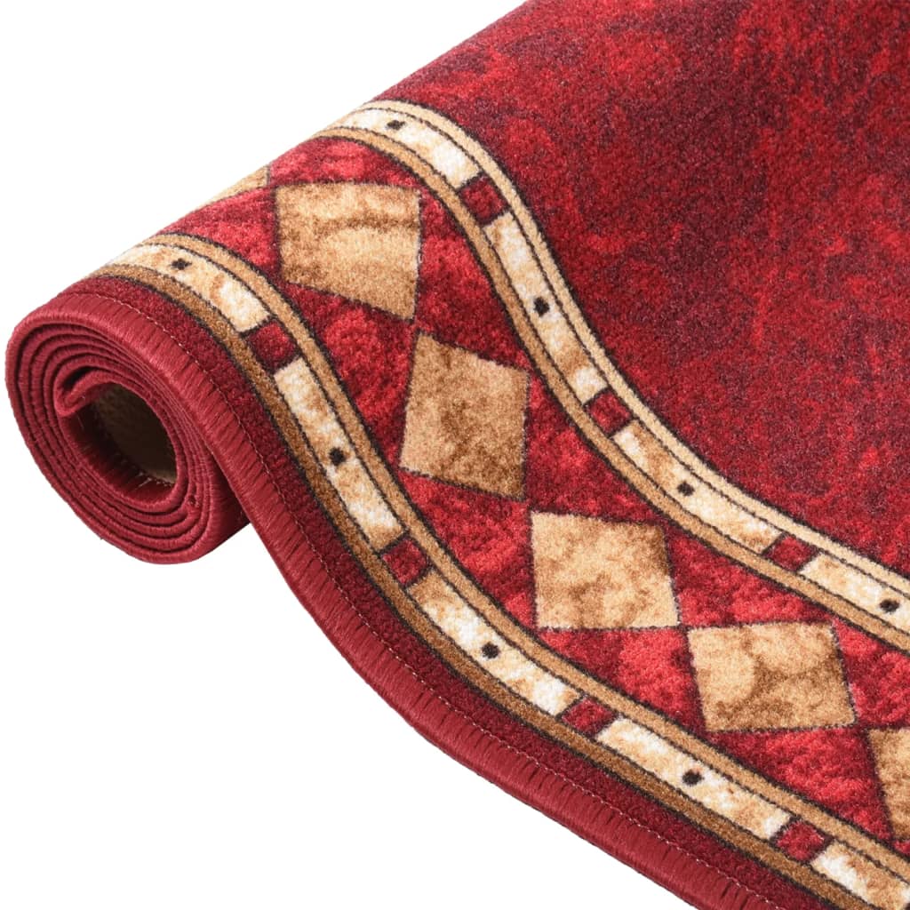Tappeto Corsia Rosso 67x450 cm Antiscivolo