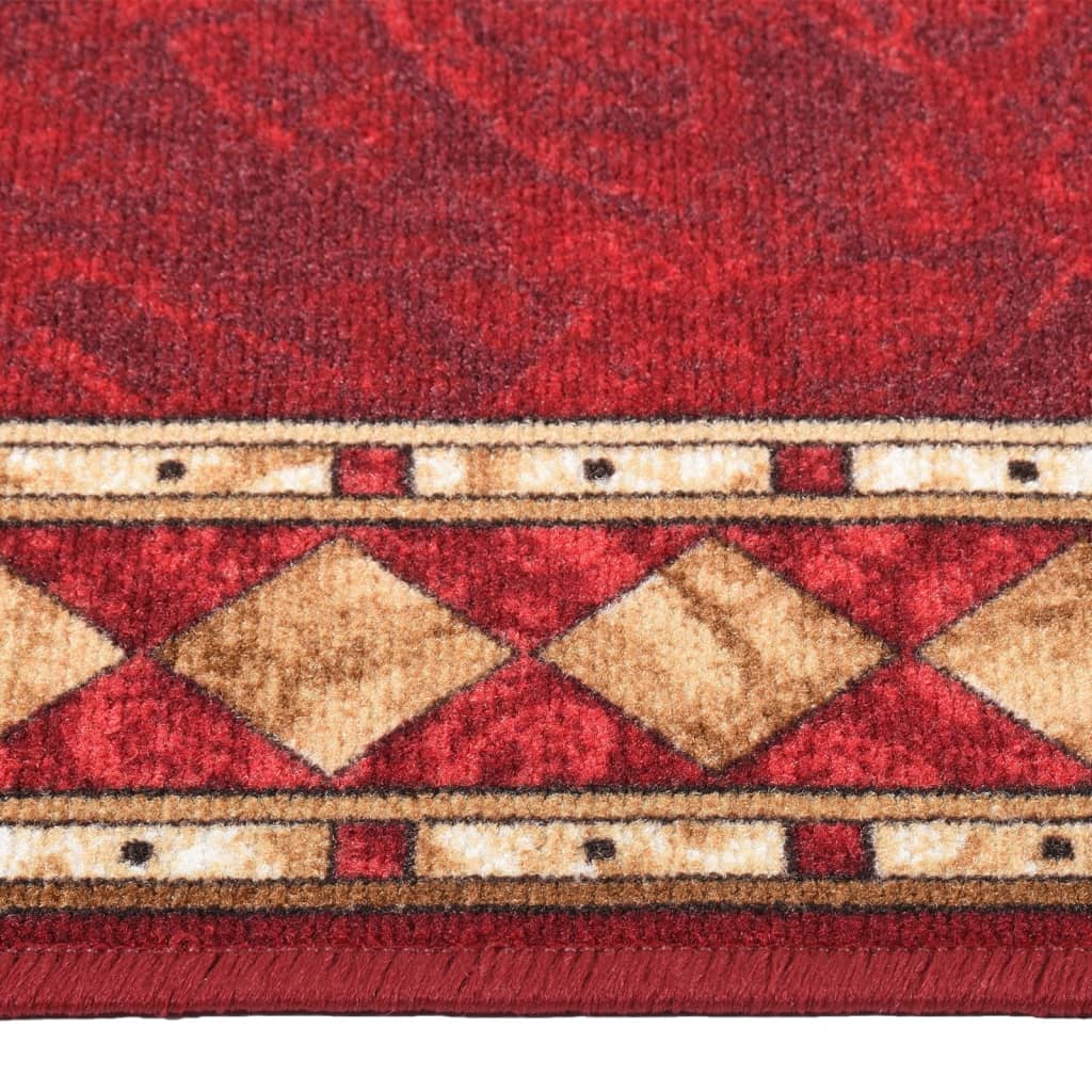 Tappeto Corsia Rosso 67x450 cm Antiscivolo