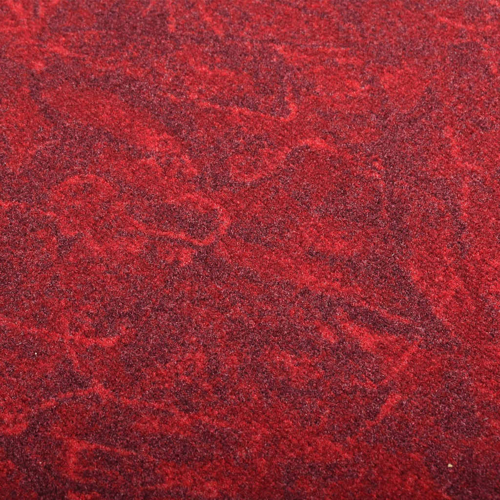 Tappeto Corsia Rosso 100x350 cm Antiscivolo