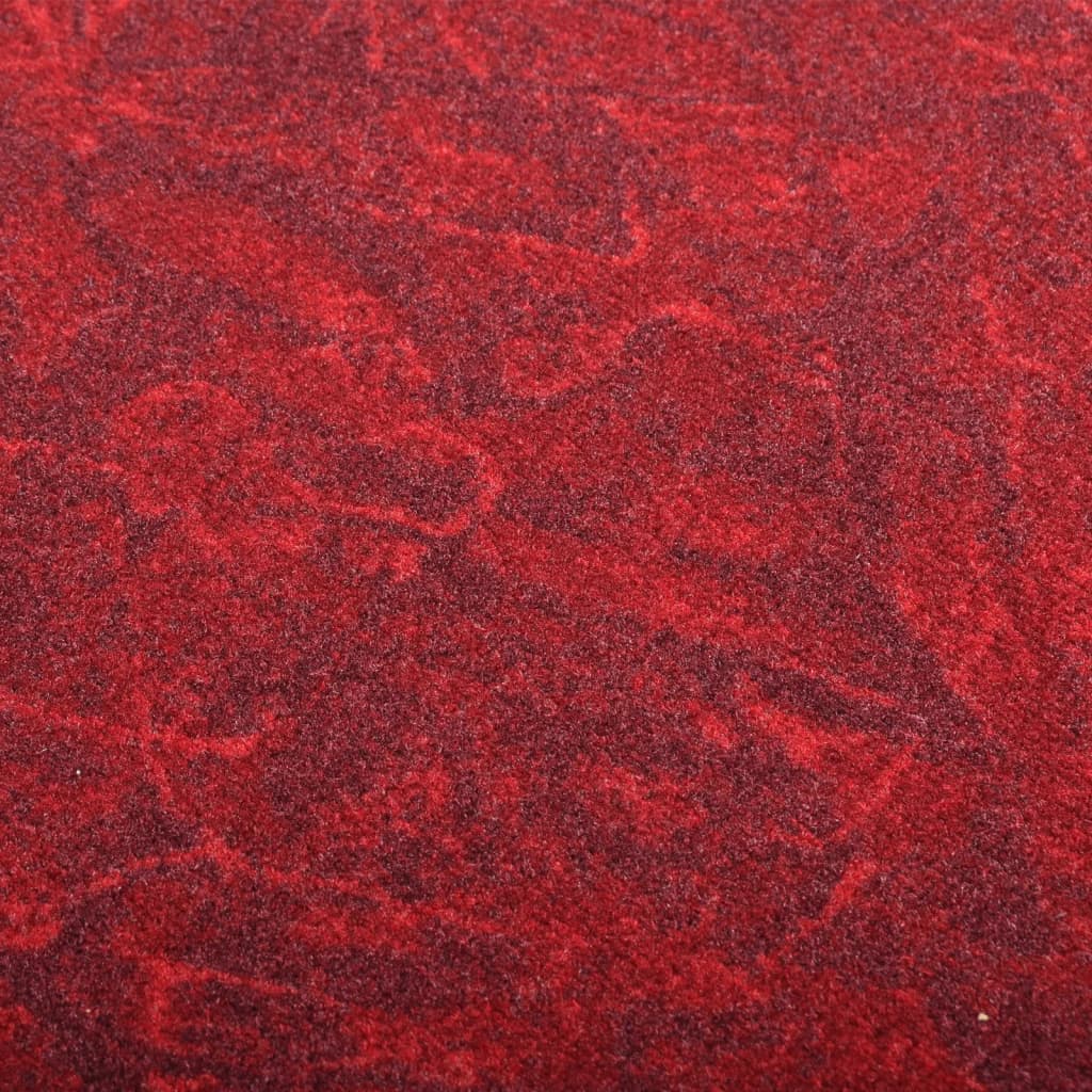 Tappeto Corsia Rosso 100x450 cm Antiscivolo