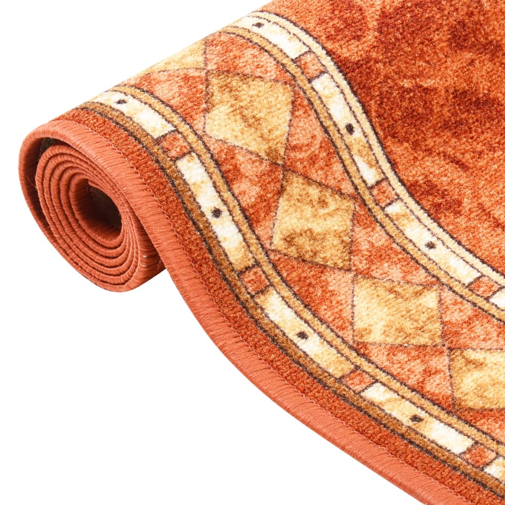Tappeto Corsia Terracotta 67x250 cm Antiscivolo