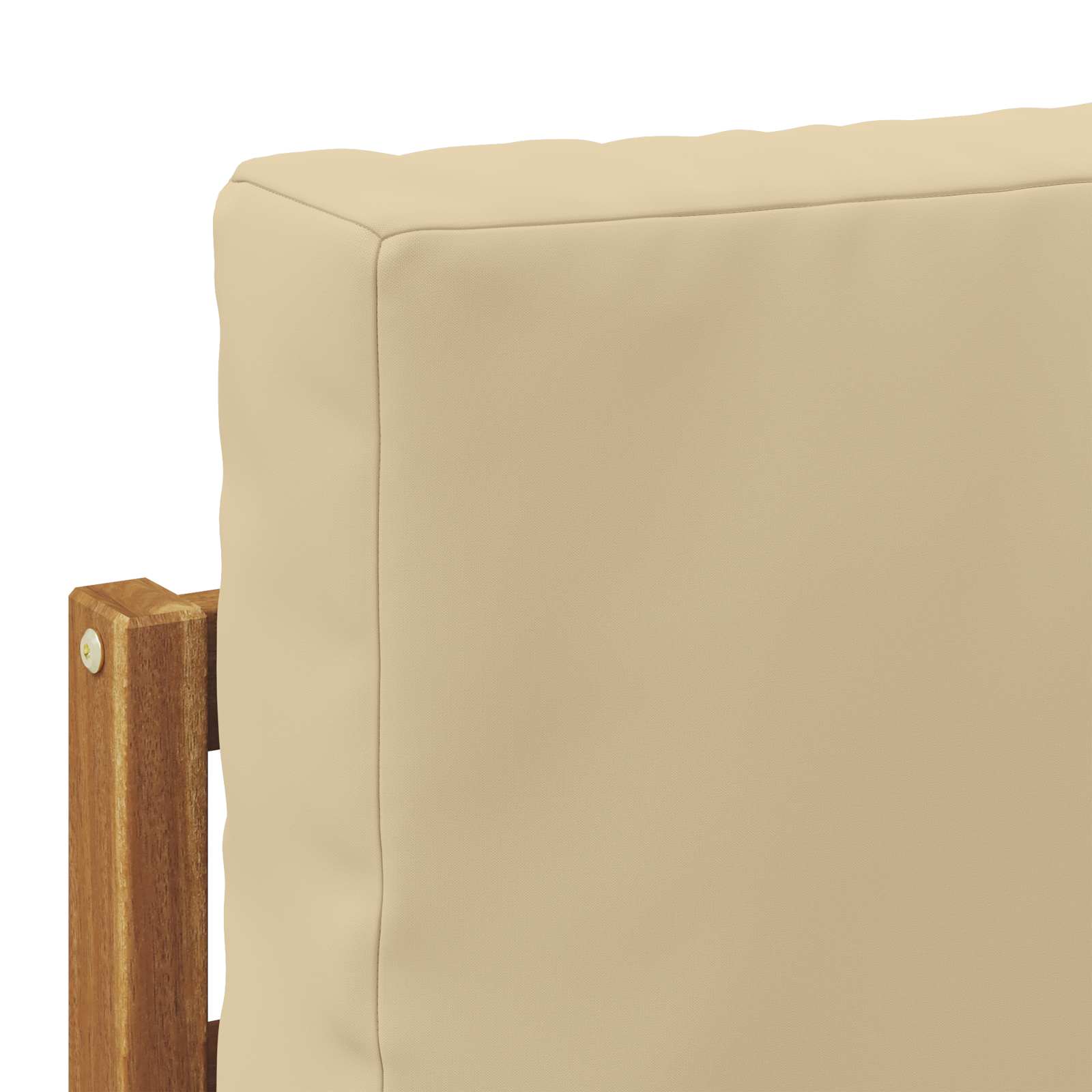 5 pz Set di divani da esterno Naturale e Beige