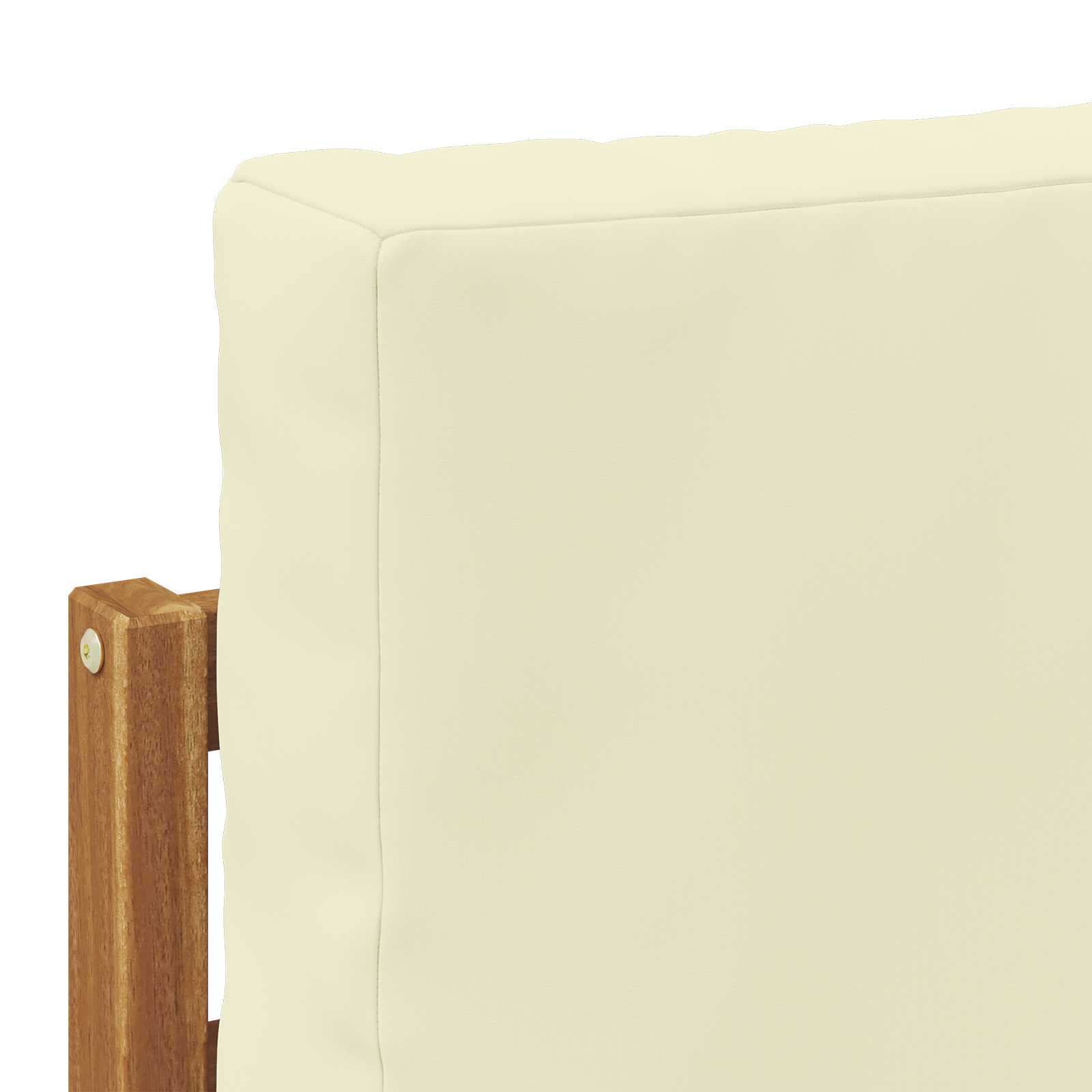 6 pz Set di divani da esterno Naturale e Crema