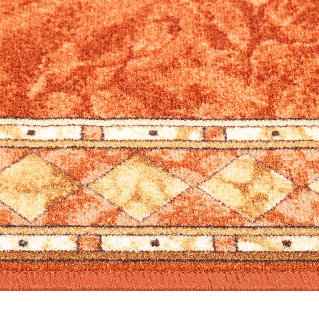 Tappeto Corsia Terracotta 100x350 cm Antiscivolo