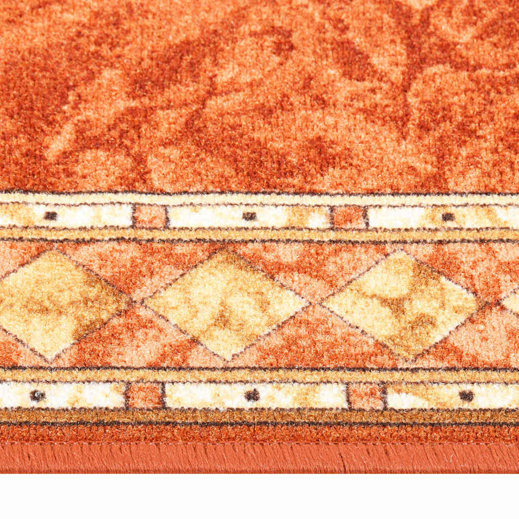 Tappeto Corsia Terracotta 100x400 cm Antiscivolo