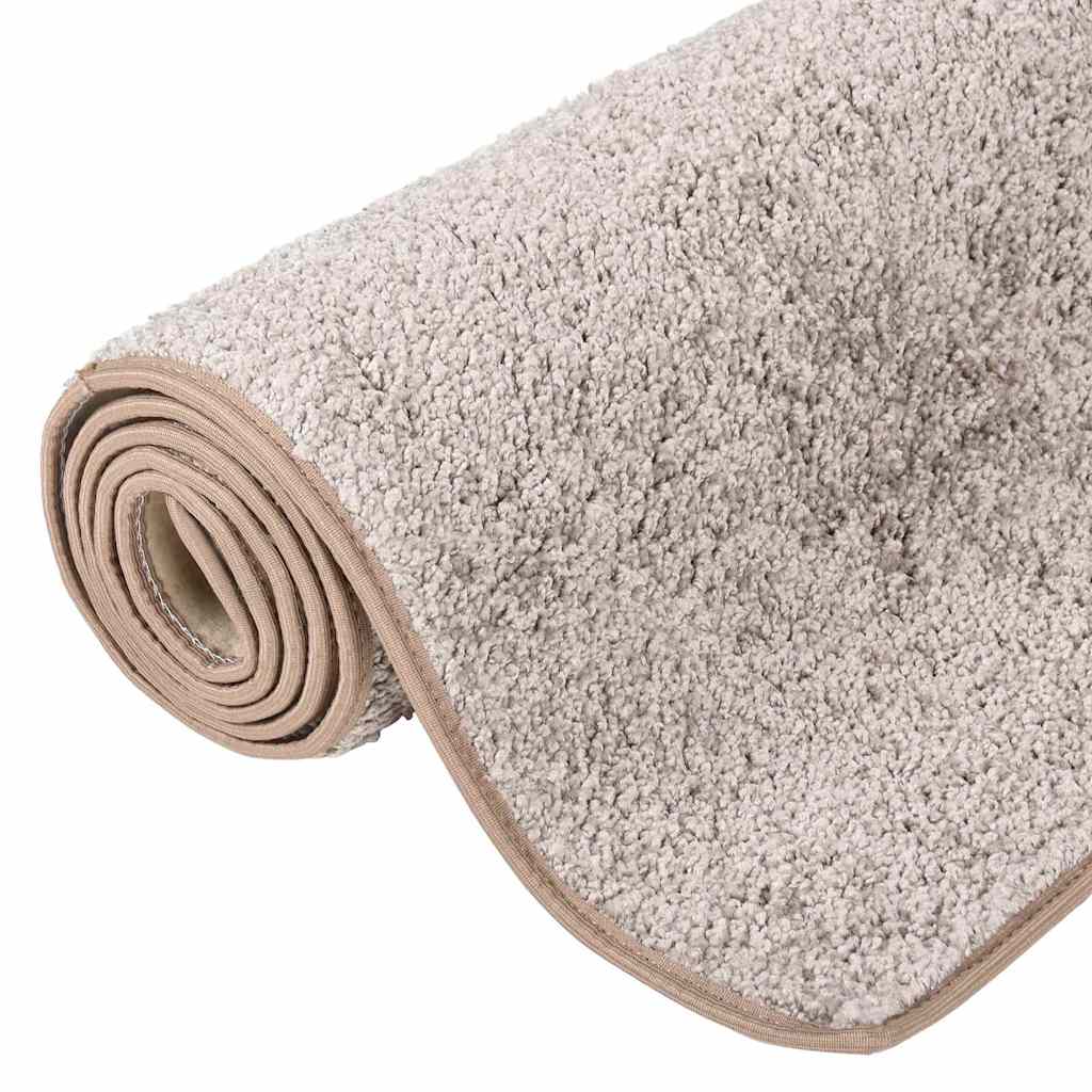 Tappeto a Pelo Morbido Antiscivolo 67x180 cm Cammello