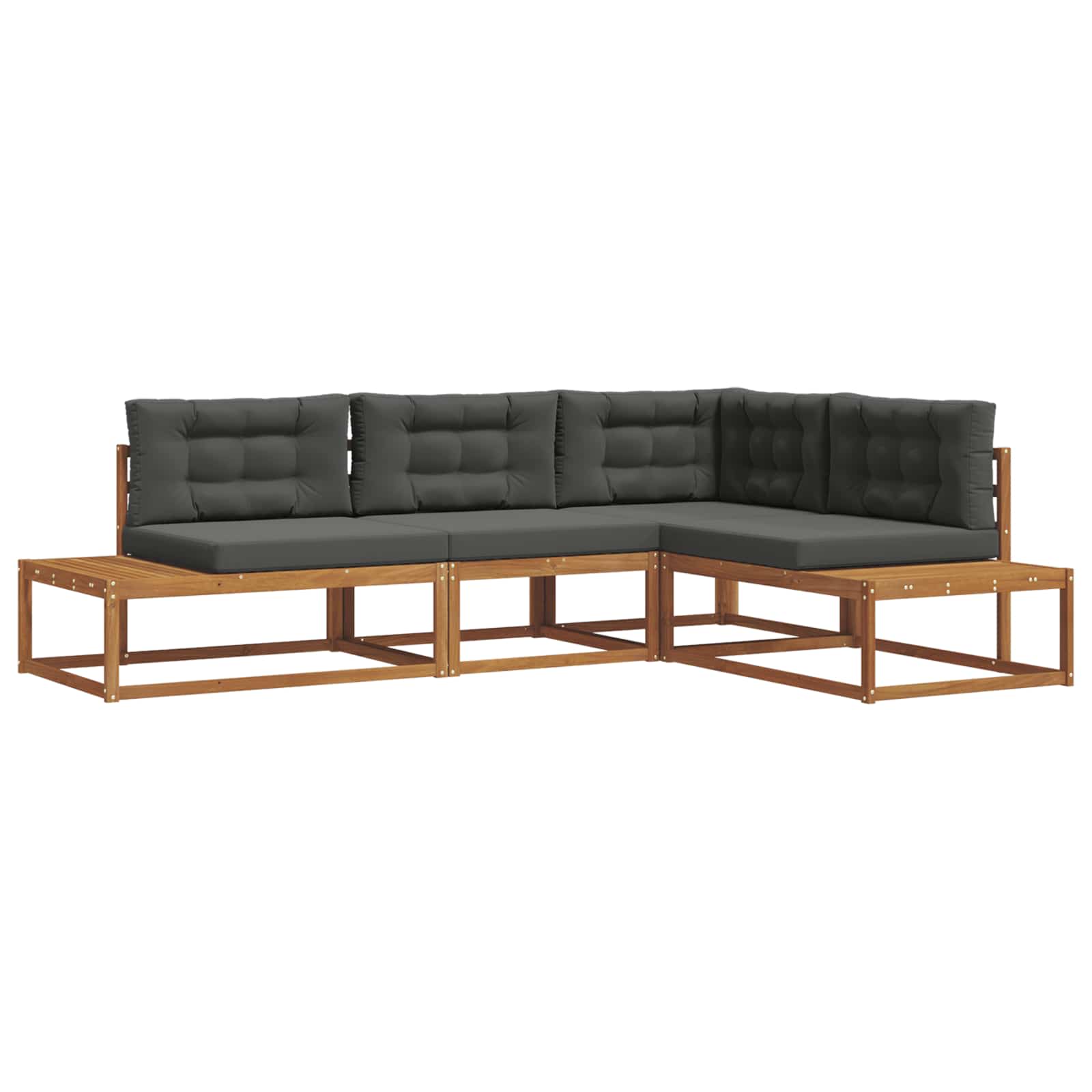 Set di divani da esterno 4 pz 4 posto