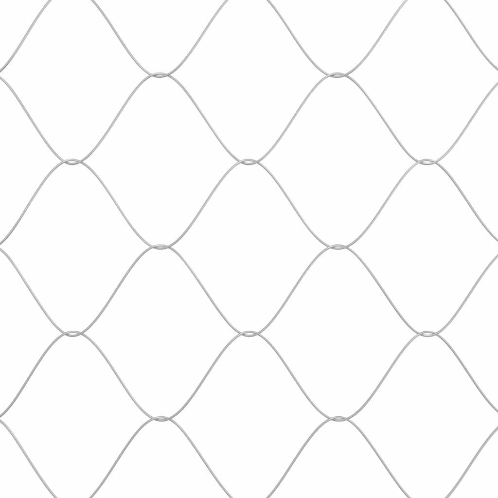 Gabbia per Cani con Tetto Argento 800 x 200 x 256 cm