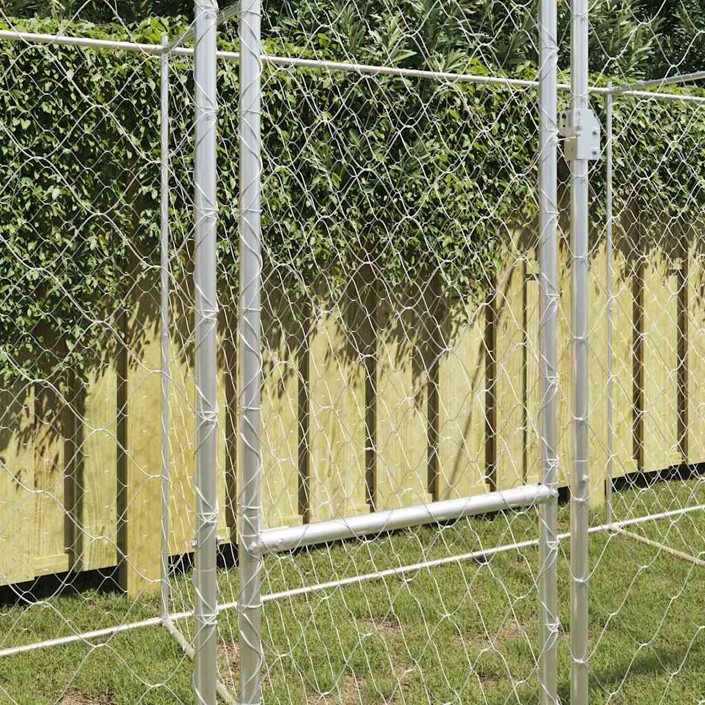 Gabbia per cani Argento 800 x 200 x 200 cm Acciaio zincato