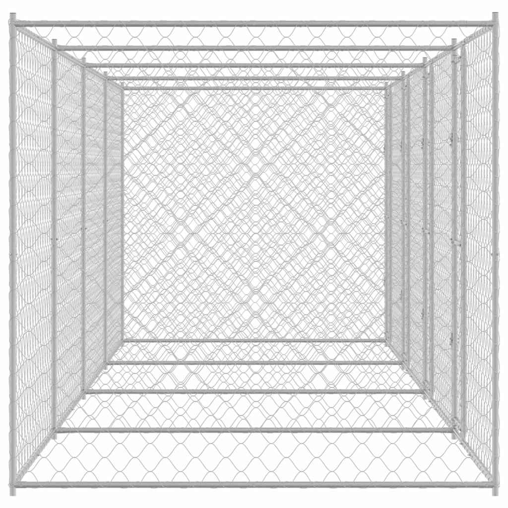 Gabbia per cani Argento 800 x 200 x 200 cm Acciaio zincato