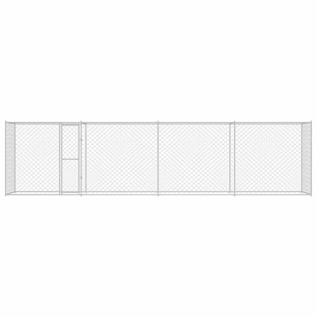 Gabbia per cani Argento 800 x 200 x 200 cm Acciaio zincato