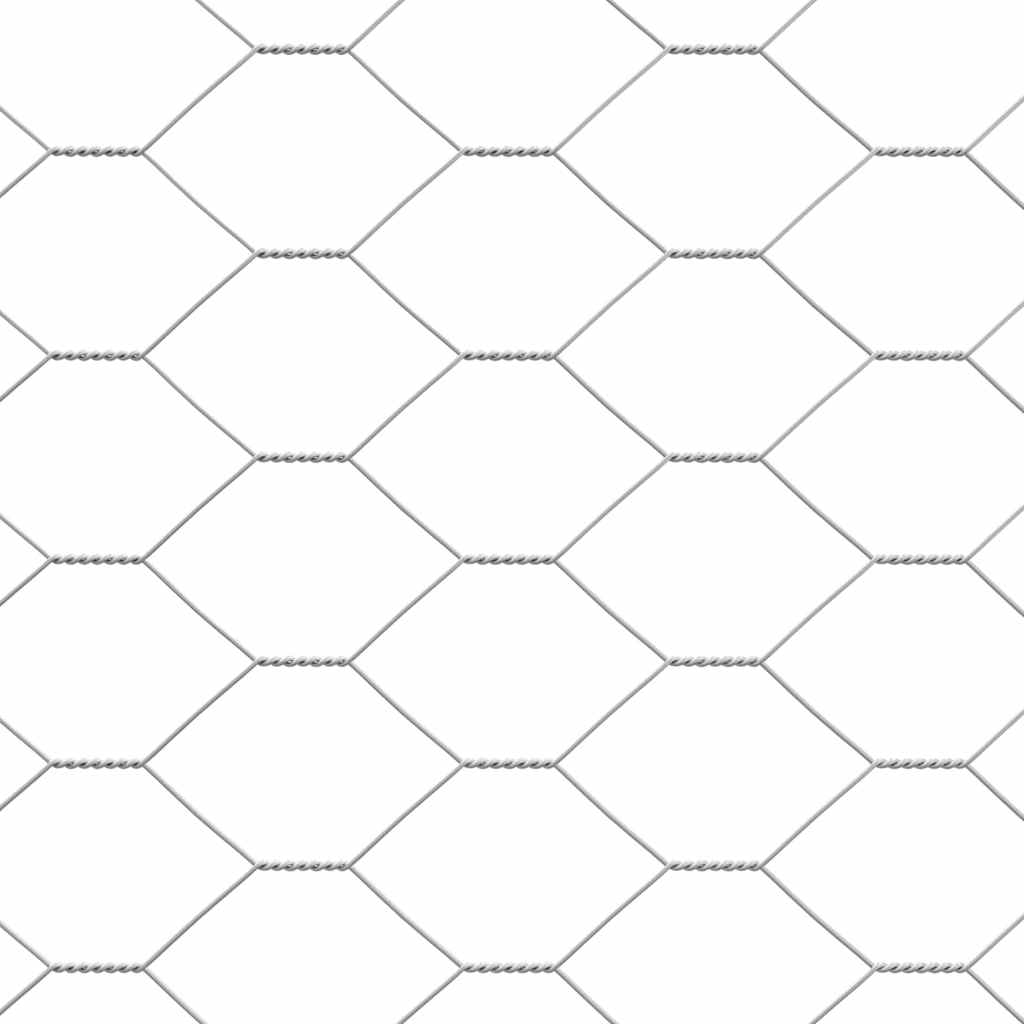 Gabbia per polli 4 pz Argento 800 x 200 x 200 cm Acciaio e PE