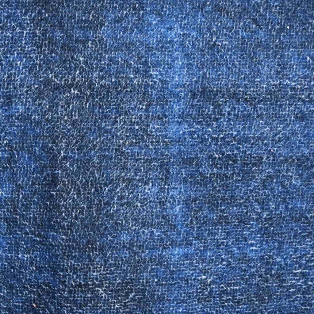 Tappeto Lavabile Pieghevole Blu Marino 140x200 cm in Poliestere