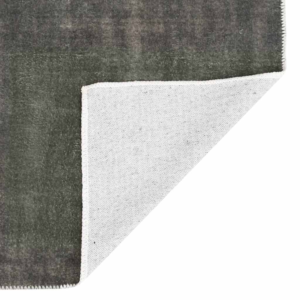 Tappeto Lavabile Pieghevole Grigio Talpa 180x270 cm Poliestere