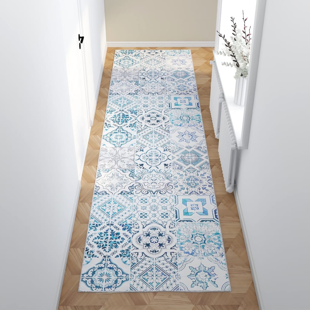 Tappeto Passatoia Stampato Lavabile 100x400 cm Poliestere