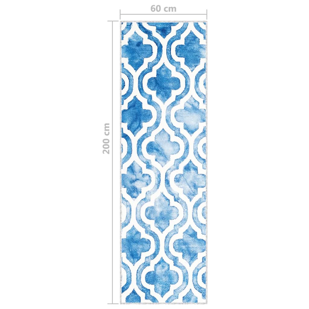 Tappeto Passatoia Stampato Lavabile 60x200 cm Poliestere
