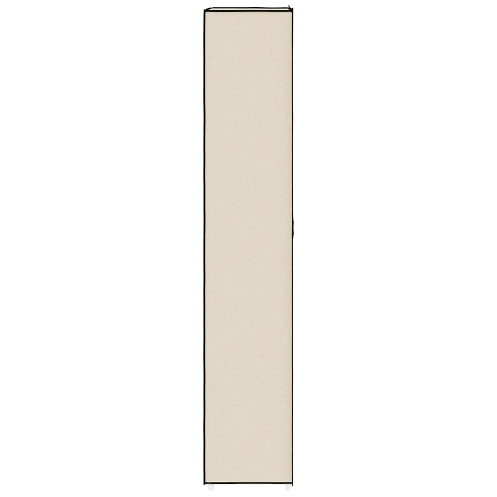 Scarpiera Crema 60x30x166 cm Tessuto