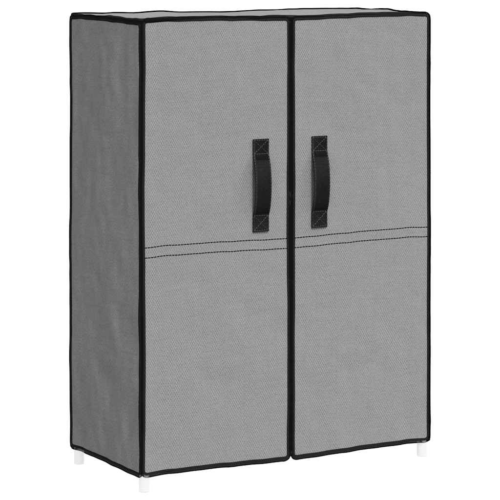 Scarpiera Grigia 60x28x90 cm Tessuto