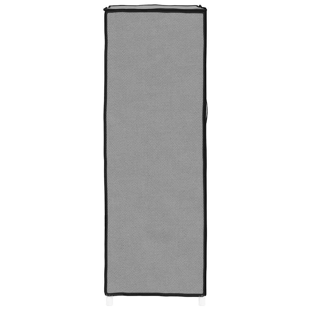 Scarpiera Grigia 60x28x90 cm Tessuto