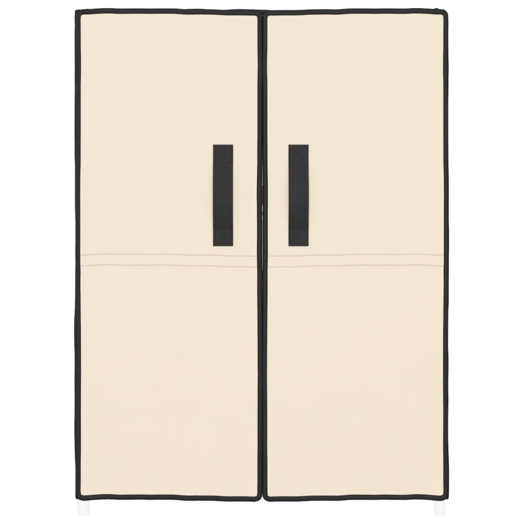 Scarpiera Crema 60x28x90 cm Tessuto