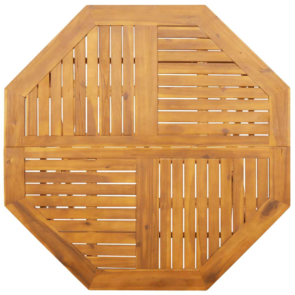 Set da Pranzo per Giardino 5 pz Marrone