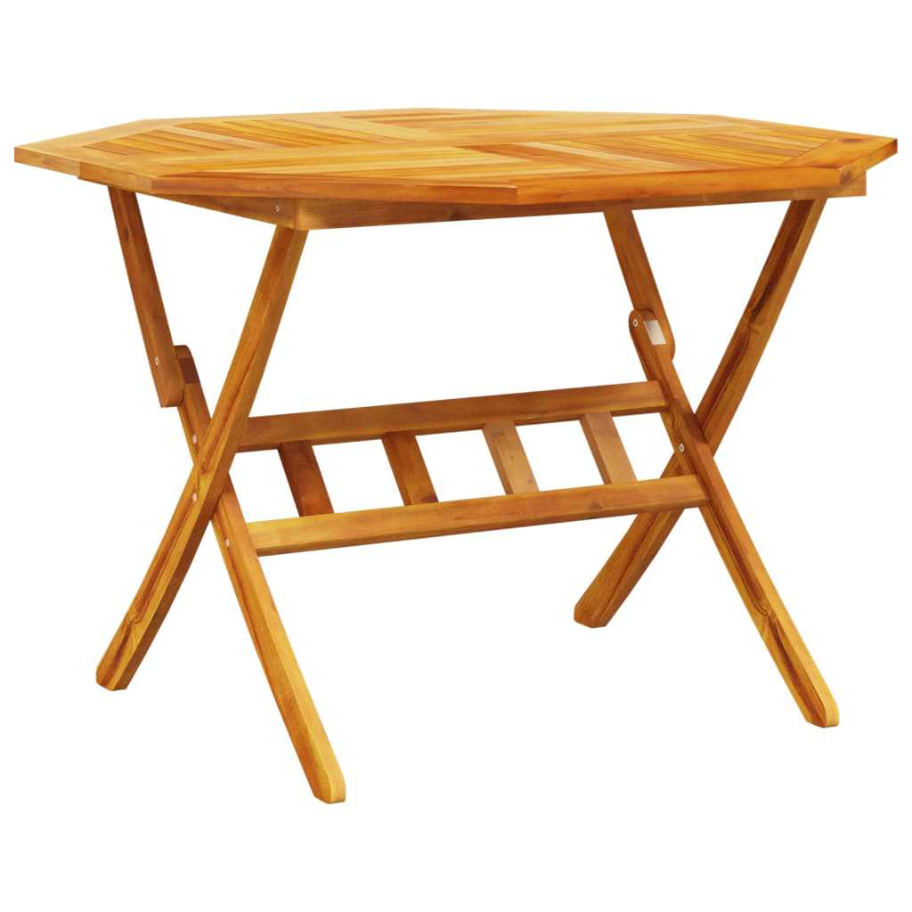 Set da Pranzo per Giardino 5 pz Marrone