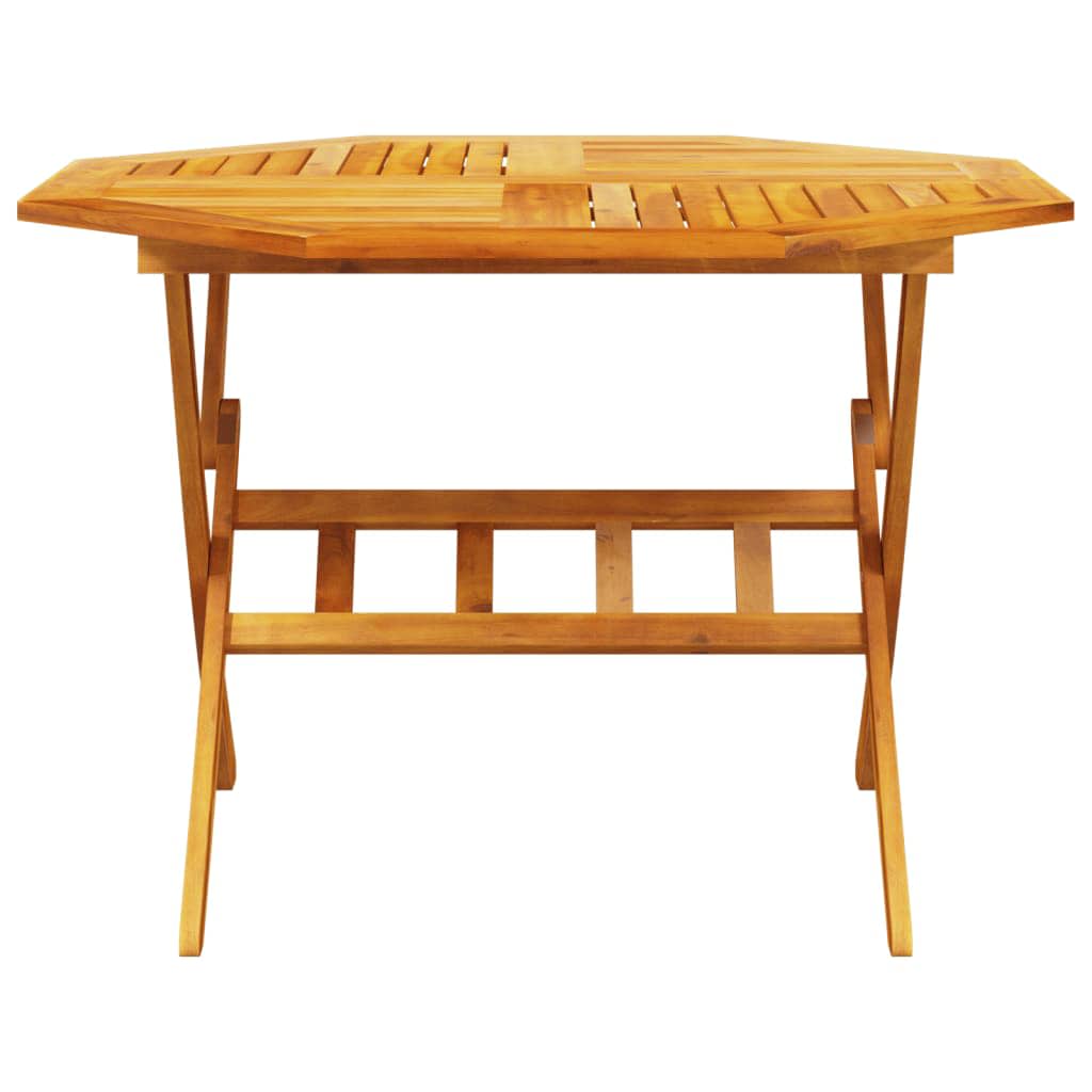 Set da Pranzo per Giardino 5 pz Marrone