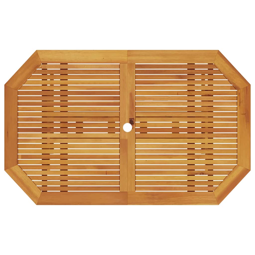 Set da Pranzo per Giardino 5 pz Marrone