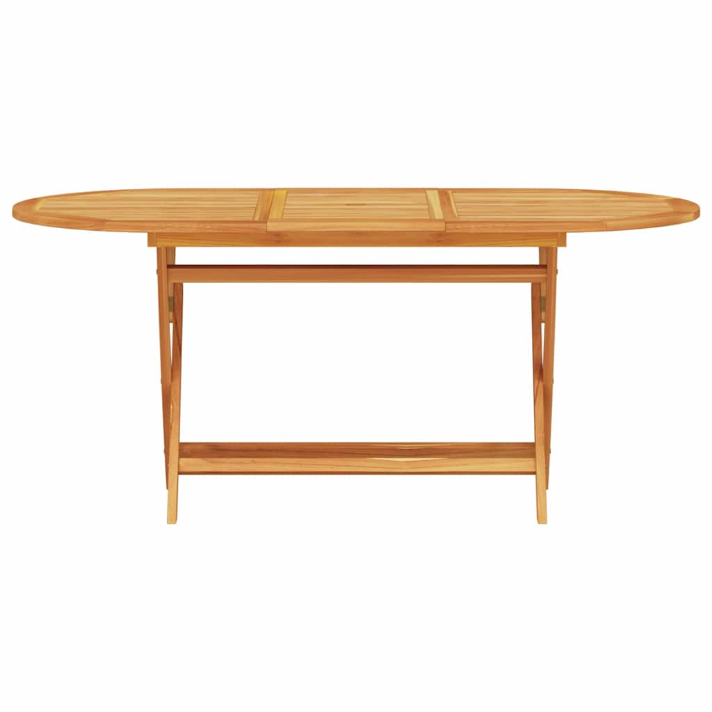Set da Pranzo per Giardino 7 pz Marrone