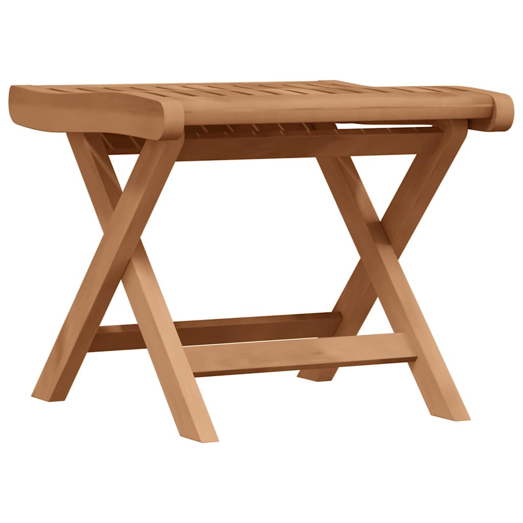 Set da Pranzo per Giardino 4 pz Marrone Legno di teak solido