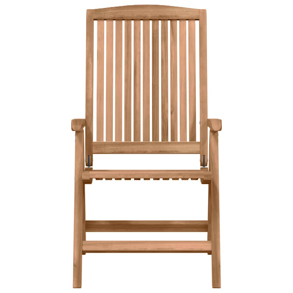 Set da Pranzo per Giardino 4 pz Marrone Legno di teak solido