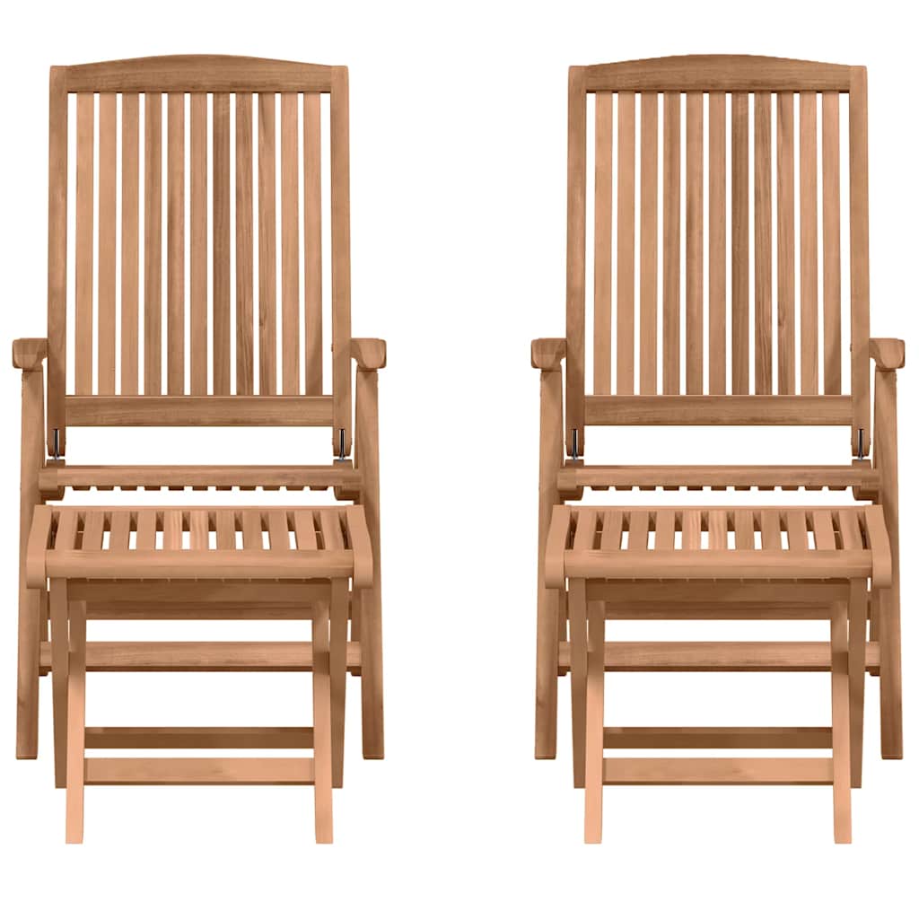 Set da Pranzo per Giardino 4 pz Marrone Legno di teak solido