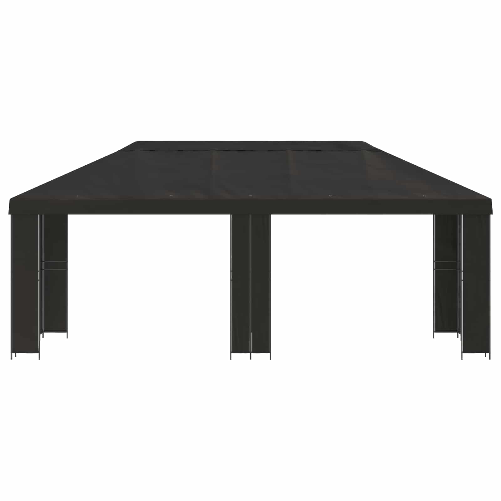 Gazebo da giardino 6 x 3 m Antracite Poliestere e Acciaio