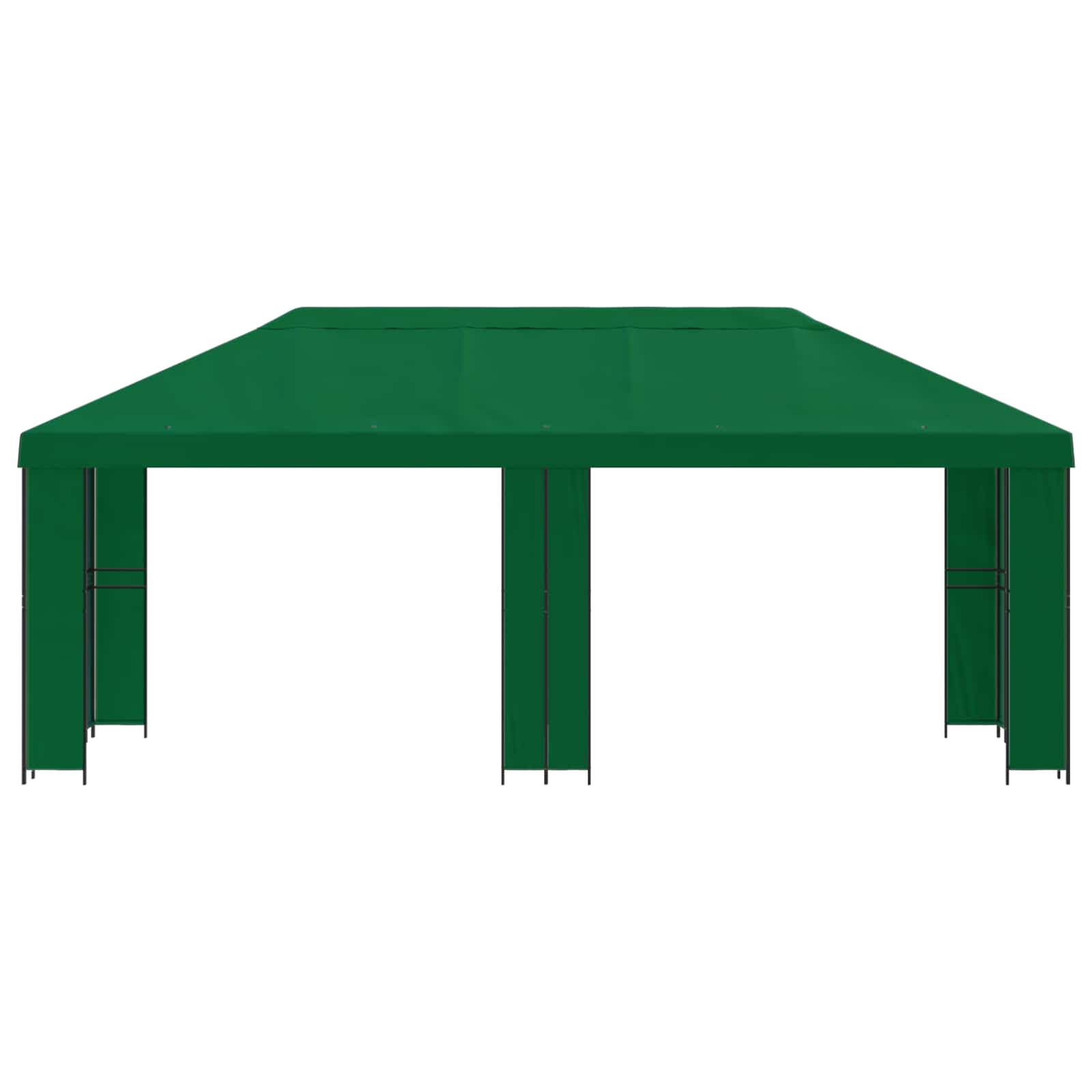Gazebo da giardino 6 x 3 m Verde Poliestere e Acciaio 190 gsm