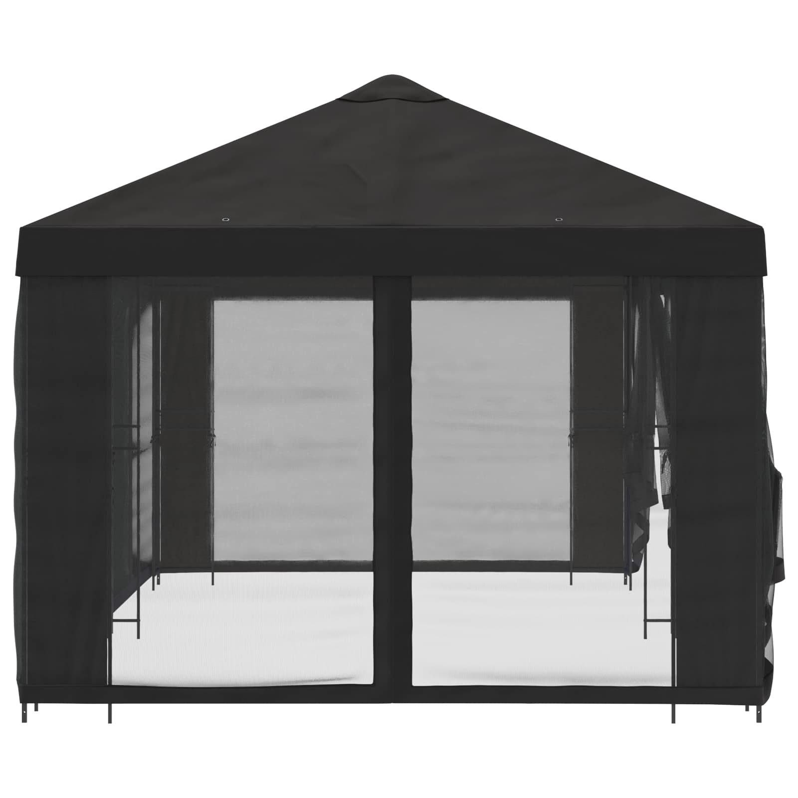 Gazebo da giardino con pareti laterali 6 x 3 m Antracite