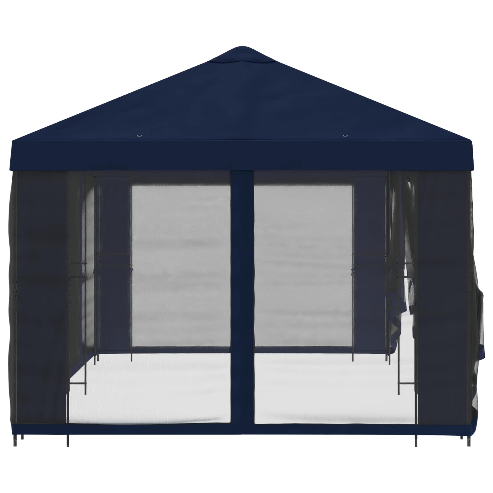 Gazebo da giardino con pareti laterali 6 x 3 m Blu