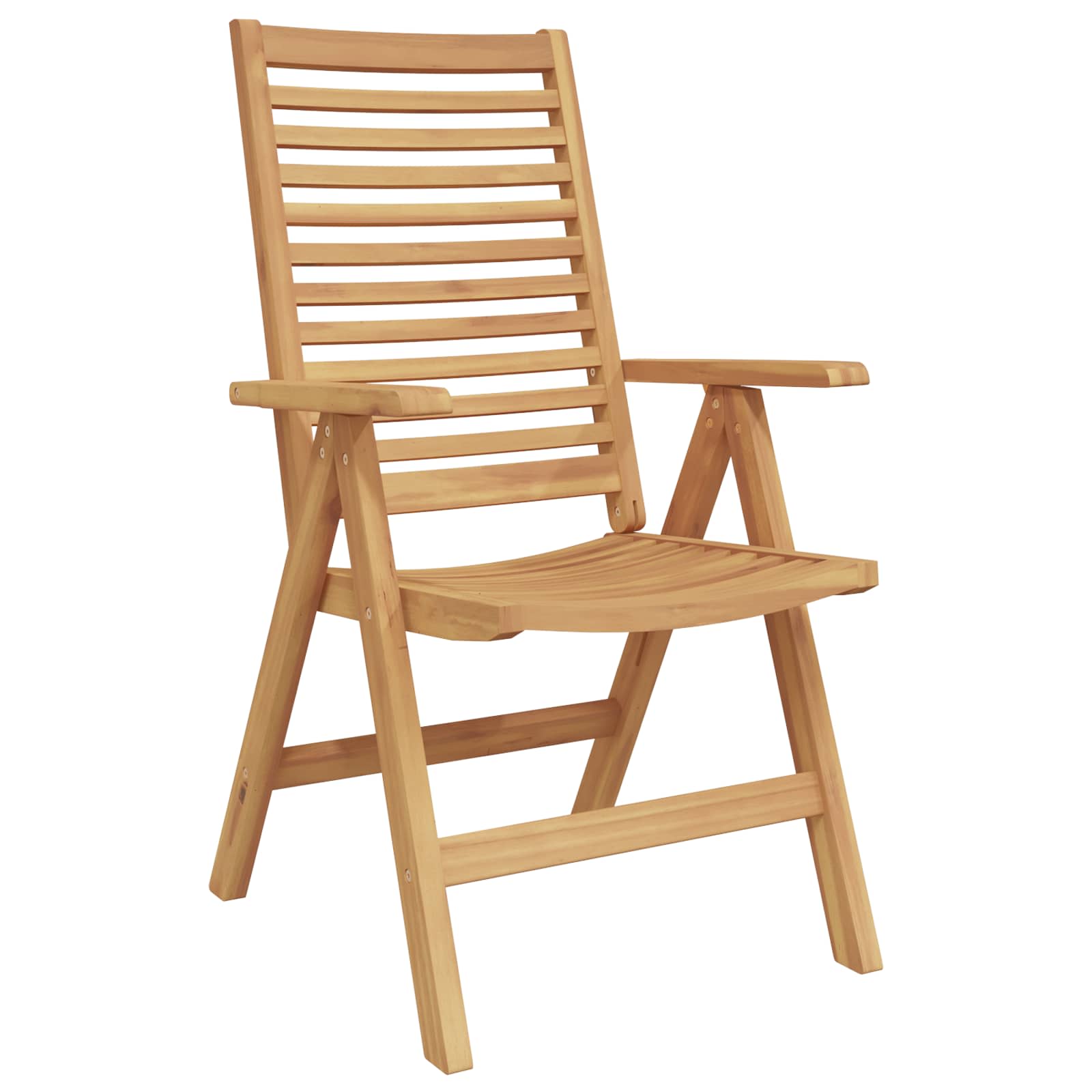 Sedia 6 pz Marrone Legno di teak solido Convertibile