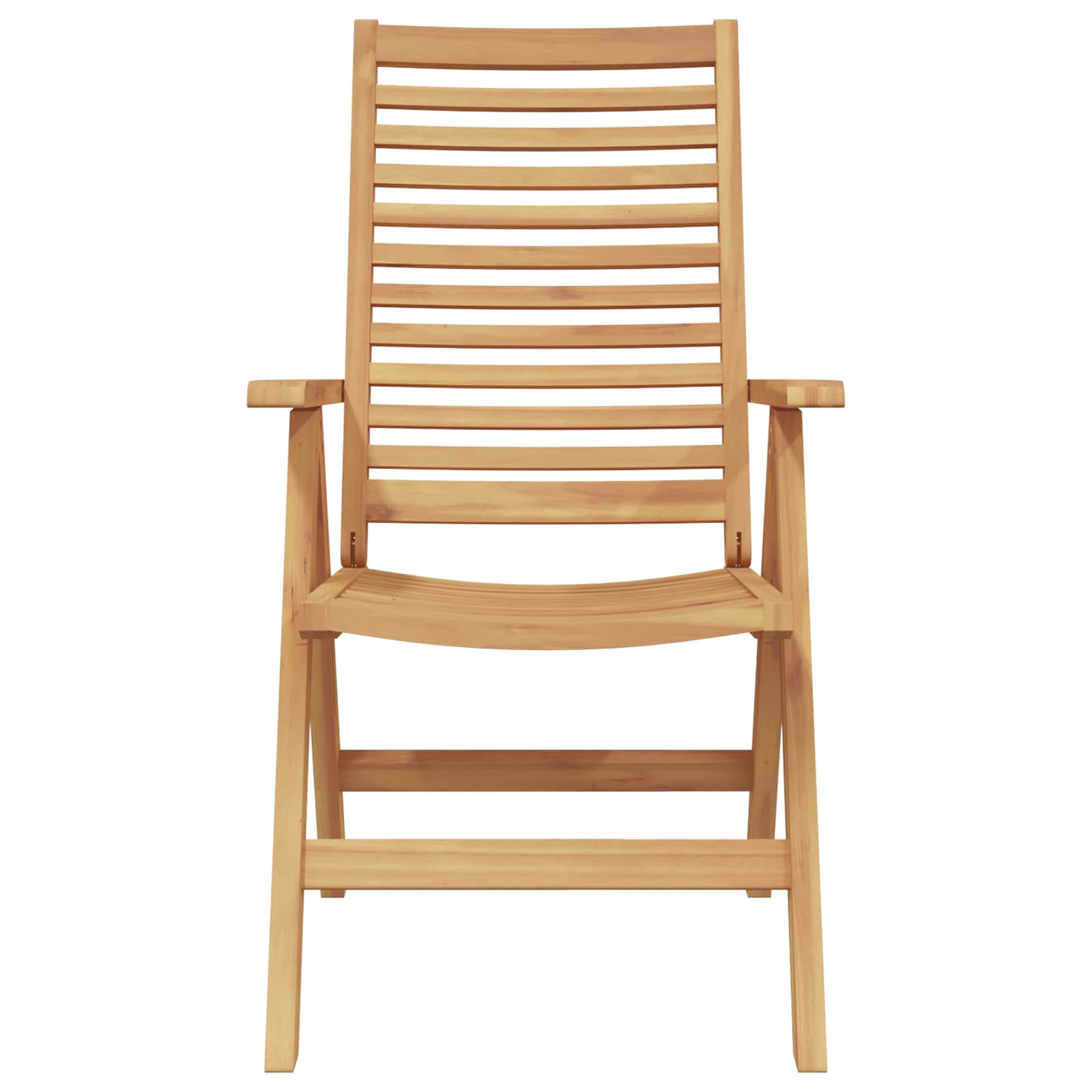 Sedia 6 pz Marrone Legno di teak solido Convertibile