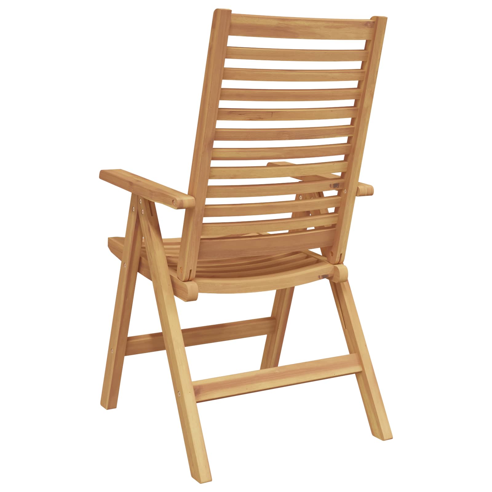 Sedia 6 pz Marrone Legno di teak solido Convertibile