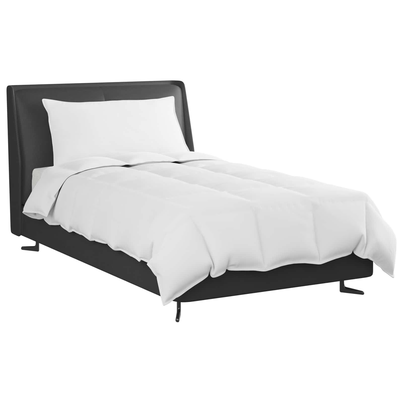 Piumone Estivo con cuscino 2 pz Bianco Piuma d'anatra