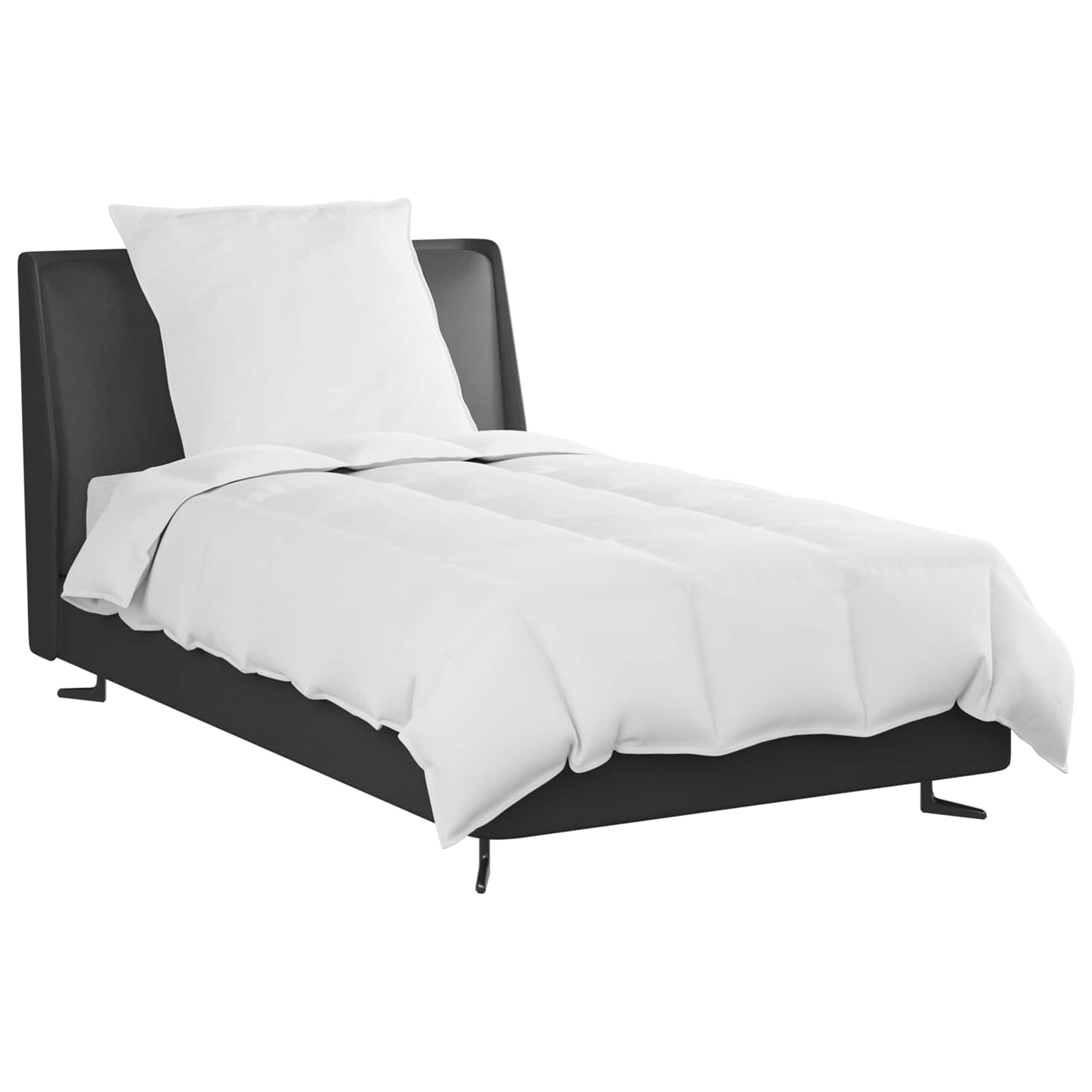 Piumone Estivo con cuscino 2 pz Bianco Piuma d'anatra