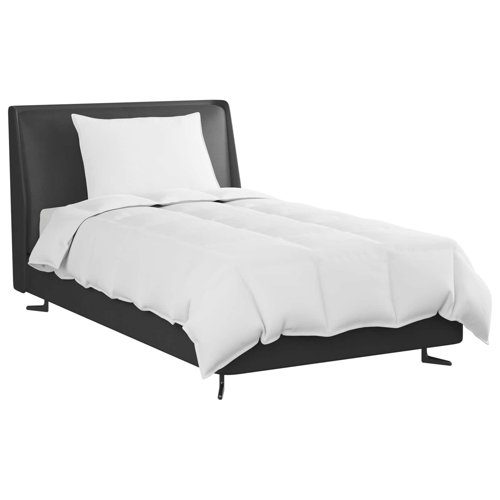 Piumone Estivo con cuscino 2 pz Bianco Piuma d'anatra