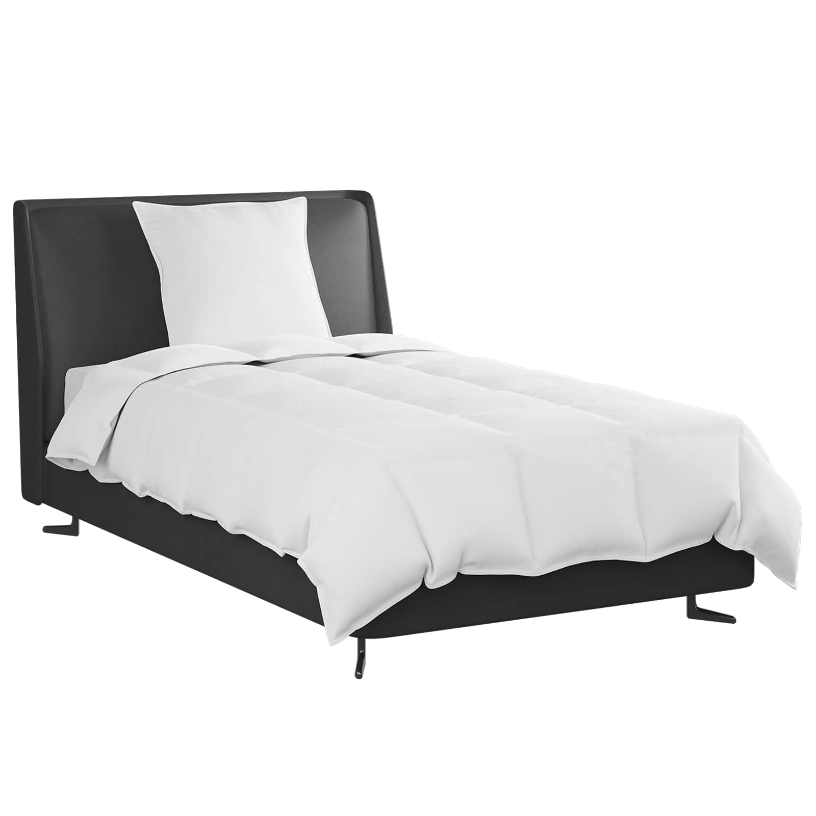 Piumone Estivo con cuscino 2 pz Bianco Piuma d'anatra