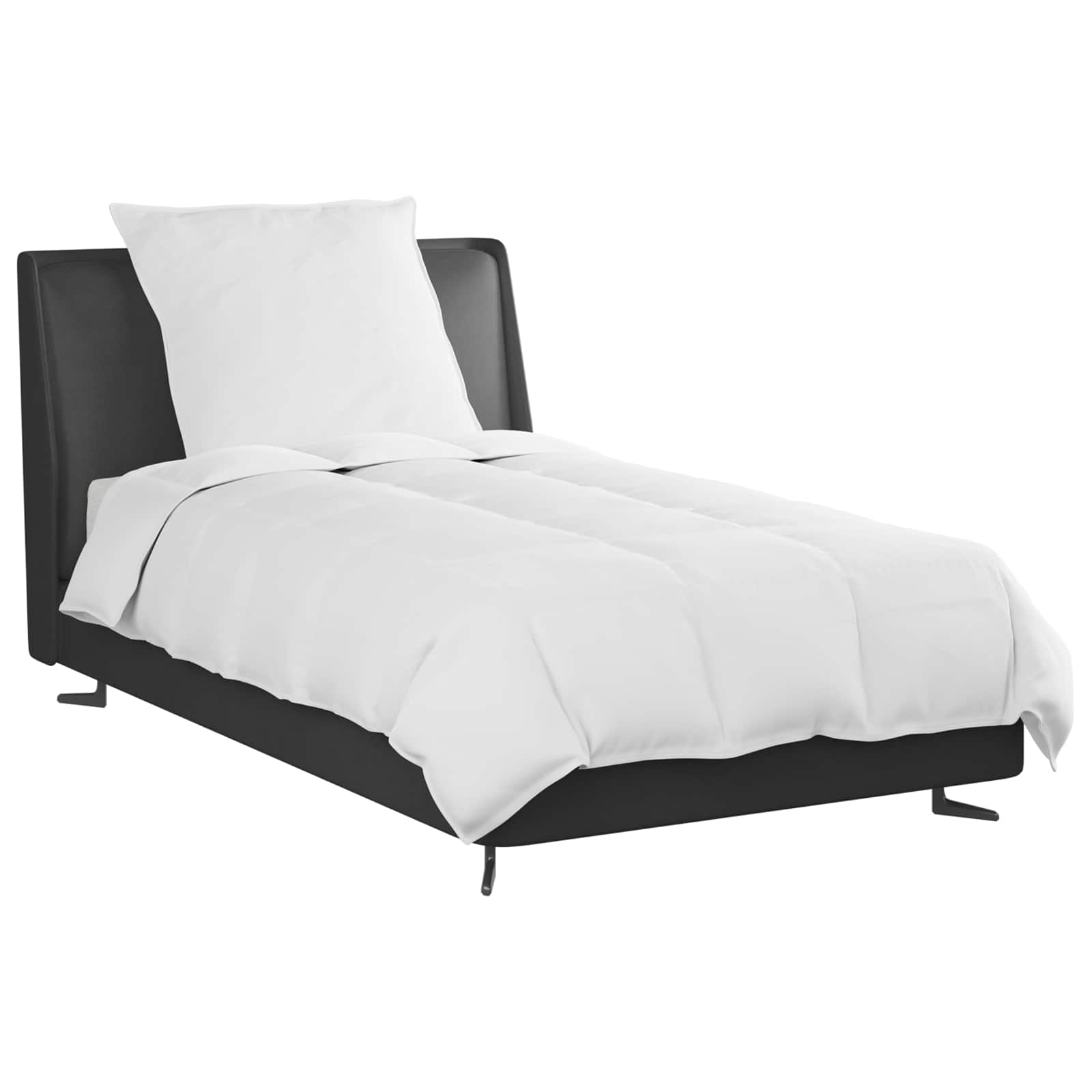 Piumone Estivo con cuscino 2 pz Bianco Piuma d'anatra